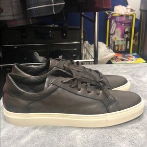 To Boot New York Cognac Leather Sneakers Minimalist Design